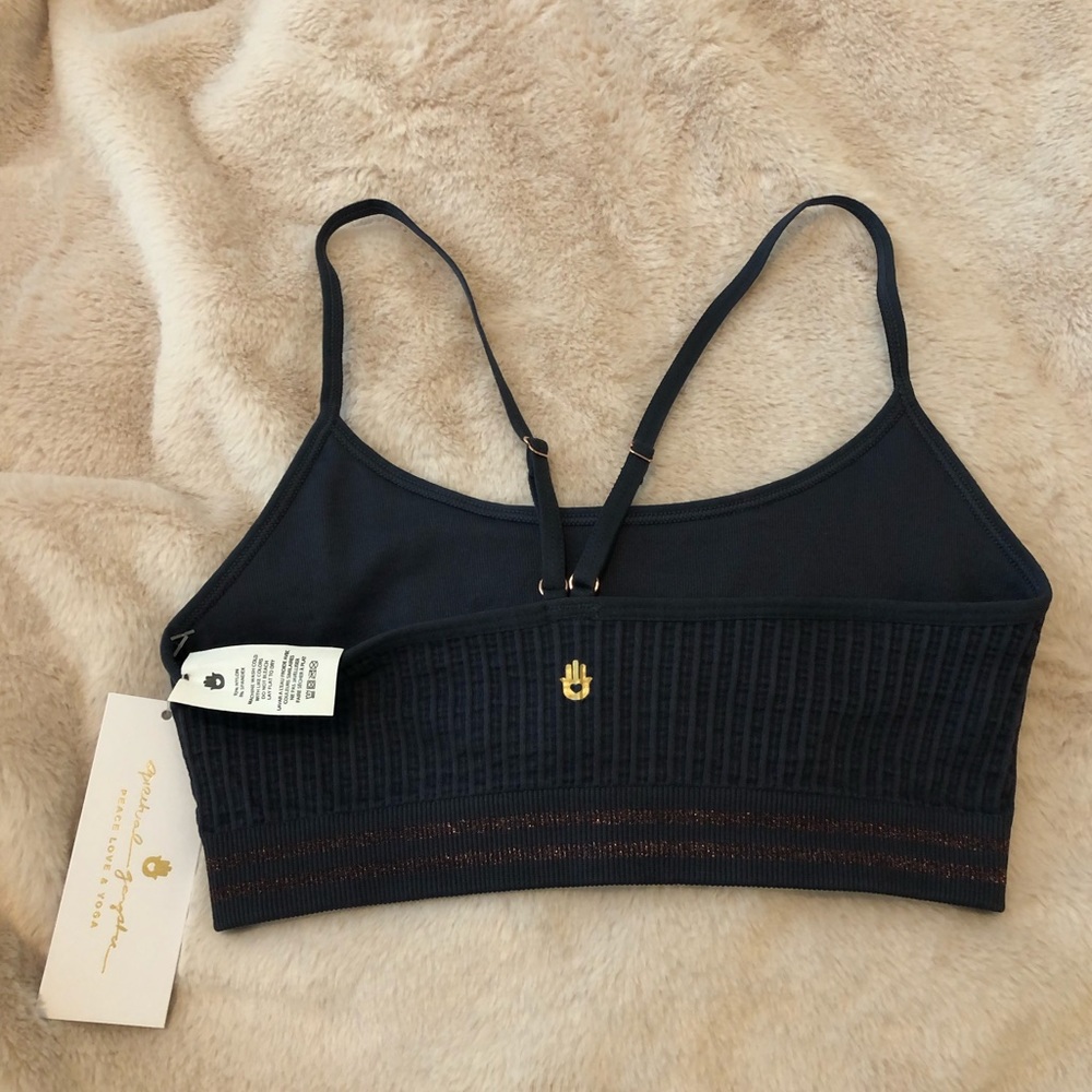 Spiritual Gangster lurex sports bra